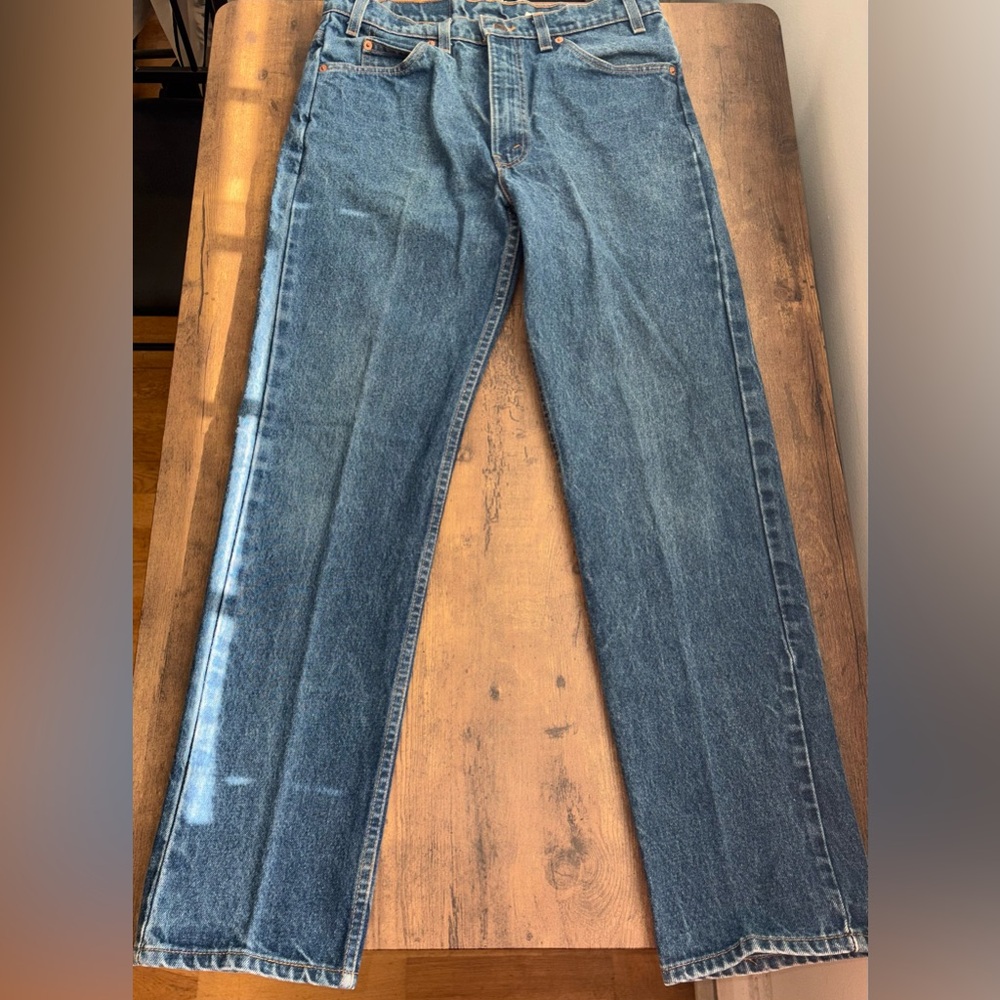 VINTAGE** Levi's Classic Straight Blue Jeans 34x32
MADE IN USA** - Picture 4 of 16